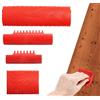 GoPaw Strumento per dipingere il legno - 4 PCS Strumento per imitare le venature del legno - Strumento per dipingere il legno fai da te in gomma per la decorazione della parete