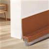 Wendict Marrone Paraspifferi per Porte 100cm, Guarnizione a Spazzola per Porte, Paraspifferi Sottoporta, Paraspifferi Porta, Paraspifferi Porta Umidità, Blindata Inferiore, Paraspifferi