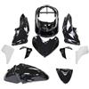Generico KIT CARENE NERO LUCIDO 10PZ COMPATIBILE PER SH 125 150 2009-2012