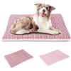 BVAGSS Cuscino per Cane Reversibile, Ultra Morbido Materassino Lavabile, Ortopedico Letto per cani Cuscino Cane Memory Foam Suave y Cálido XH079 (91x58x4cm,Pink)
