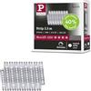 Paulmann 71249 MaxLED 1000 Striscia LED Bianco Neutro Singola Striscia 2,5m 18W 1100lm/m 128 LED/m 4000K