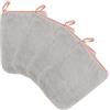 PHOGARY Guanti da bagno in microfibra di corallo in morbida flanella, asciugamani assorbenti per viso e corpo, guanti da bagno europei, lavabili in lavatrice, confezione da 4, 23 x 16 cm, grigio
