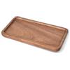 DecorDwell Vassoio Rettangolare in Legno di Acacia, Piccolo Vassoio di Stoccaggio, Vassoio Decorativo Rettangolare Legno, per Tè, Frutta, Snack, Torte, Bicchieri da Vino