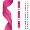 SLANTASTOFFE BRINGEN SIE UNSEREM STOFF L Slantastoffe 5 m Chiusura Lampo Infinita, Spirale 3 mm + 15 cursore/Cerniera 32 Colori, Merce al Metro
