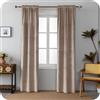 GIRASOLE HOME Coppia Tende Adelaide Morbide Oscuranti Termiche in Velluto 2 Pannelli da 55x220cm con Tasca, Tortora