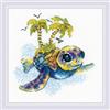 RIOLIS 2287 Piccola Tartaruga Kit Punto Croce Contato 15 x 15 cm