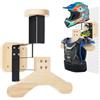MidingChai Portacasco Moto Bambini, MidingChai Porta Casco Moto - Appendi Casco Moto da Parete Bambino per Caschi e Protezione per Bambini, Moto, Bicicletta, Skateboard, Monopattini, Rugby