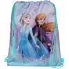 Undercover Anna & ELSA - Borsa per scarpe per bambini, ragazzi, ragazze, con tasca con cerniera, ca. 32 x 41 cm, per scuola, viaggi, sport, Blu, Standard, Classico