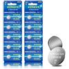 avmzvo Batterie a bottone CR1616, DL1616, ECR1616, al litio Coin3V, 10 pezzi, confezione sicura per i bambini