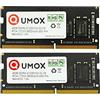 QUMOX 8GB (2x 4GB) DDR4 2133 2133MHz PC4-17000 PC-17000 (260 PIN) MEMORIA SODIMM