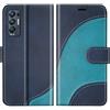 BoxTii Cover per Oppo Find X3 Neo 5G / Oppo Reno 5 PRO Plus 5G, Custodia in PU Pelle Portafoglio per Oppo Find X3 Neo 5G / Oppo Reno 5 PRO Plus 5G, Magnetica Cover a Libro con Slot per Schede, Blu