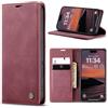 Phernykas Cover per iPhone 17 Pro Libro Pelle Portafoglio, [Porta Carte] [Magnetica] Premium PU Flip Wallet Custodia Cellulare Protection per iPhone 17 Pro Leather Case, Vion-rosso