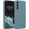 kwmobile Custodia Compatibile con Samsung Galaxy S22 Cover - Back Case per Smartphone in Silicone TPU - Protezione Gommata - Artic Night