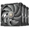 Sudokoo MACH120 3IN1 Ventole 120mm PC : Ventola di Raffreddamento Silenziosa PWM & 500-2200 RPM - Case Fan Dissipatore con LCP e Motore FOC & Correzione Dinamica del Bilanciamento, 6 Anni di Garanzia