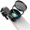 APEXEL HB100 Ultra Obiettivo Macro & Kit Filtri 52mm per Smartphone - 2-in-1 Qualità DSLR con Filtro CPL & Stella, Compatibile con iPhone/Samsung/Pixel