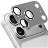 Locofun Pellicola Fotocamera per iPhone 17 Pro,Anti Graffio Camera Vetro Temperato Protezione Lente Pellicola,Telaio Alluminio Durezza 9H Vetro Temperato Protezione Fotocamera,Grigio