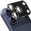 Locofun Pellicola Fotocamera per iPhone 17 Pro Max,Anti Graffio Camera Vetro Temperato Protezione Lente Pellicola,Telaio Alluminio Durezza 9H Vetro Temperato Protezione Fotocamera,Nero