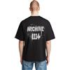G-STAR Sprayed 89 Back Gr Boxy R T T-Shirt, Nero (Dk Black D27719-c336-6484), S Uomo