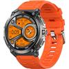 findtime Orologio GPS per attività all'aperto, militare, fitness tracker da uomo con bussola, altimetro, barometro IP68, impermeabile, 100 + modalità sportive, orologio fitness con frequenza cardiaca