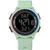 findtime Orologio digitale da donna con 5 ATM, impermeabile, doppio tempo, conto alla rovescia, sottile, per donna, sportivo, con cifre luminose, per ragazzi e donne, rosa, verde, cinghia