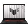 ASUS TUF Gaming A18 FA808UP-S8022W AMD Ryzen™ 7 260 Computer portatile 45,7 cm (18\) WUXGA 32 GB DDR5-SDRAM 1 TB SSD NVIDIA GeForce RTX 5070 Wi-Fi 6E (802.11ax) Windows 11 Home Olandese Nero, Grigio"