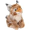Wild Republic Cuddlekins Mini Lince Bambino, Peluche di Animali, 20 cm, Peluche per Neonati, Peluche per Regalo di Compleanno Imbottitura Realizzata Partendo da Bottiglie Riciclate