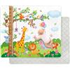 decalsweet Tappeto Gioco Bambini 150×180cm, Addensato 2cm Tappeto Gioco Neonato, Antiscivolo Tappeto Cameretta Bambina & Bambino, Pieghevole Tappeto Tummy Time Neonati (Animali della Savana)
