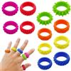 OMJMYY 12 Pezzi Fidget Anello Toys Sensoriale Autismo Giocattolo per Bambini Adulti Giocattoli Fidget Anelli Sensoriali Fidget Squishy Toy Per Ragazzi Ragazze Antistress E Ansia Autismo E ADHD