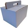 Weboxes Scatola Bauletto 2 Onde 33 x 27 x 20,7cm (LxPxH) Confezione da 10 pezzi - Carta da zucchero