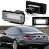 POPMOTORZ LED Luci Targa, Luce Targa a LED con Canbus Senza Errori 2835 SMD per Mercede-s Benz E-CLASS W211 4D E-CLASS W211 5D C-CLASS W203 5D CLS-CLASS C219 4D SLK-CLASS R171 2D, 2 Pezzi
