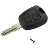 kuyuansu Guscio chiave 2 Pulsanti per Peugeot 206 106 306 406 NE73 Lama