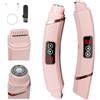 LPQKCcY Rasoio Elettrico Donna, 2-in-1 Epilatore Elettrico Donna Parti Intime Depilatore Corpo Indolore Bikini Trimmer Depilazione per Viso, Labbro, Mento, Ascelle e Gambe
