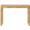 agnixnaf Tavolo Consolle 110x35x76 cm in Legno Massello di Mango Grezzo, Versatilità per Soggiorno, Ingresso, Corridoio e Ufficio