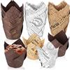MYHongLe 150 Pz Pirottini per Muffin Carta, Pirottini di, Pirottini Tulip in Carta per e Cupcake,Stampi per Muffin Festa di Natale Matrimonio Compleanno, Stile Vintage