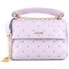 LIU JO Borsa a tracolla comoda e versatile chiusa con patta. Dal design elegante, realizzata con tessuto trapuntato matelassè, impreziosita da strass e dettagli color oro. Presenta un comodo taschino
