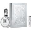 RESAES Resistant and aesthetic Profumo Fakhar Platin Eau de Parfum 100 ml, Profumo Arabo Unisex a Lunga Durata, Include Atomizzatore Ricaricabile 5 ml, Fragranza Unisex Speziata, Fruttata e Legnosa con Bergamotto e Zenzero (Platin)