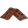 SILIKOMART Stampo cioccolatini pasqua in silicone cm 21x10,5 - Marrone - Silicone