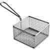 SALVINELLI Mini cestello porta fritti in acciaio inox cm 10x10x5,7 - Acciaio Inox 18.10 - Acciaio