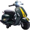 AIYAPLAY Moto Elettrica per Bambini 2-6 Anni Licenza Vespa 6V Verde Scuro