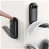 Lamicall Supporto per Cuffie con Gancio Adesivo Pieghevole, [500G Capacità di Carico] Gancio per Cuffie da Gioco sotto Scrivania per Airpods Max, HyperX, Sennheiser, Nero