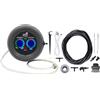 S&M 590146 - Kit di irrigazione automatica a goccia con unità di controllo programmabile, cavo di ricarica, tubo in PVC da 10 m, 10 contagocce, 10 picchetti e altri accessori | Facile da installare e
