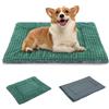 BVAGSS Cuscino per Cane Reversibile, Ultra Morbido Materassino Lavabile, Ortopedico Letto per cani Cuscino Cane Memory Foam Suave y Cálido XH079 (76x50x4cm,Green)