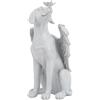 Duronge Statua Pietra Commemorativa Cane, Figurine Angelo del Cane, Regali Commemorativi Cane, Statua Decorativa Giardino per Onorare Il Caro Cane, per Casa, Giardino, Cortile