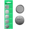 Green Cell Greencell CR2450 - Batteria a bottone al litio da 3 V, 600 mAh, 5 pezzi, alimentazione affidabile e durevole per chiavi dell'auto, telecomandi, orologi ed elettronica.
