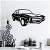 Wallity Hanah Home Elegante accessorio decorativo da parete in metallo, nero, 60 x 30 cm, 100% metallo, spessore 1,5 mm, leggero (0,639 kg), perfetto per l'arredamento moderno della casa