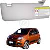 Generico Aletta Pantina Parasole Destra Grigia con Tasca per Fiat Panda dal 02/12