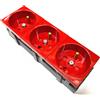 Fibrain Ebox Presa 3×2P+T Dati Rossa con Blocco Passante XB-45PU00T-03-K