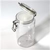 Saddgo 1500ML Plastica Rotondo Clip Top Barattolo Di Stoccaggio Con Chiusura Ermetica Coperchio Contenitori di Stoccaggio Per Vestiti Con Coperchi