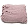 LinenMe Lenzuolo con Angoli Matrimoniale, Lenzuola 180x200 in Lino 100% Puro Naturale, con altezza da 25cm, Traspirante, Termoregolatore, Morbido e Resistente - Rosa Scuro