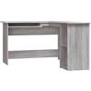 vidaXL Scrivania Angolare Grigio Sonoma 120x140x75cm Legno Multistrato